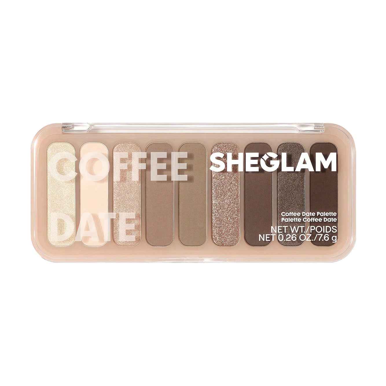 Палетка тіней для повік Sheglam Eyeshadow Palettes, Coffee Date, 7.6 г